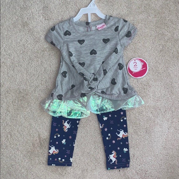Nannette Kids 2 piece Pants Set, Size 2T